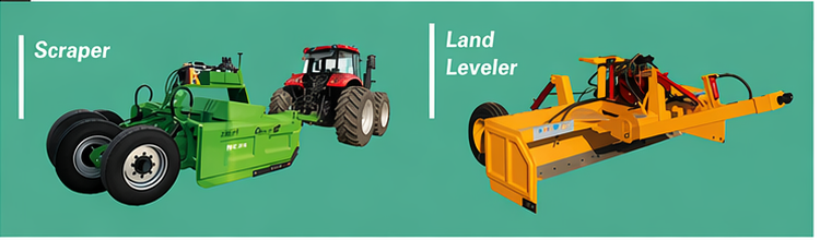 Implementos compatibles con GNSS Land Leveling System AG808