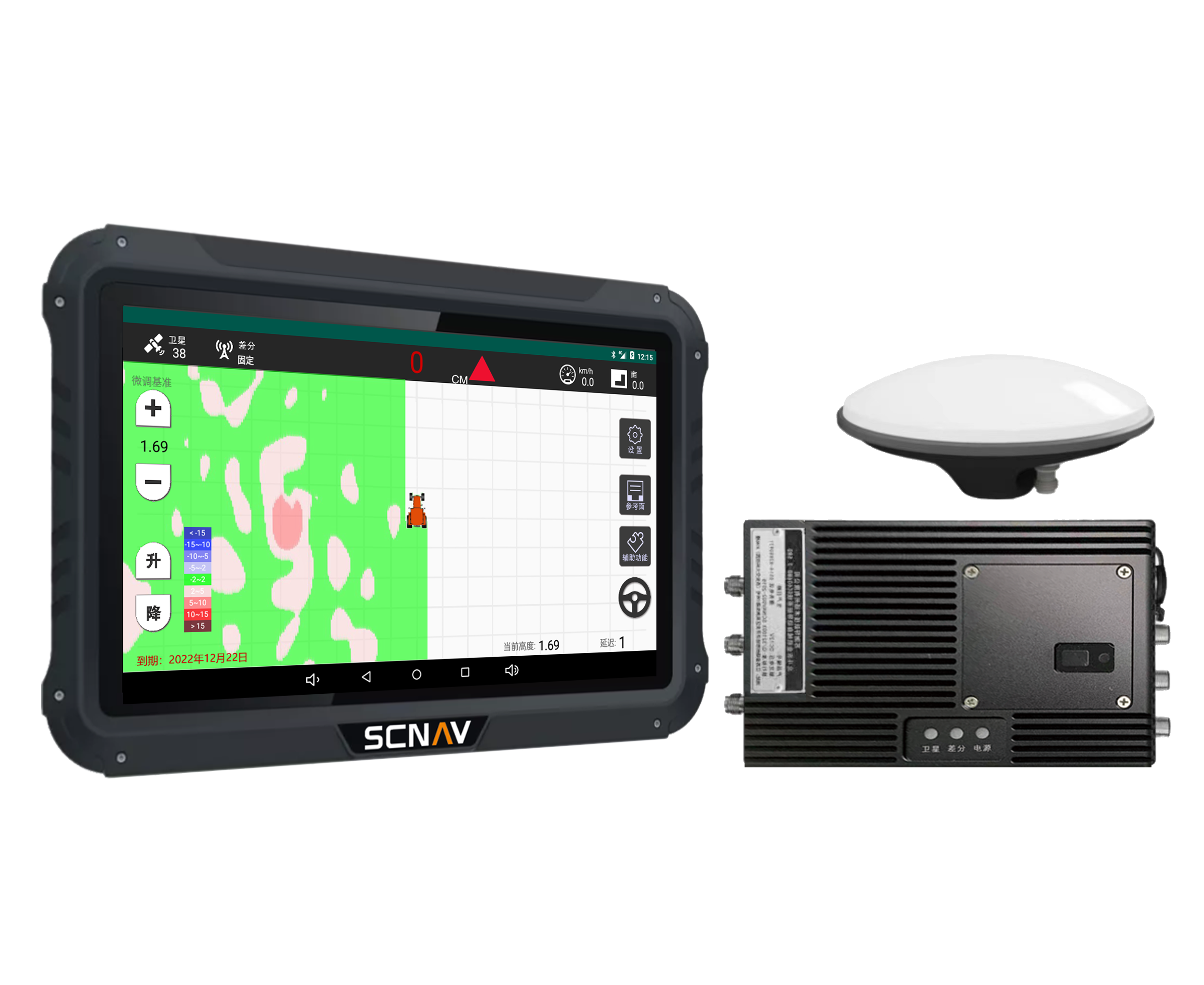 Hardware de GNSS Land Leveling System AG808